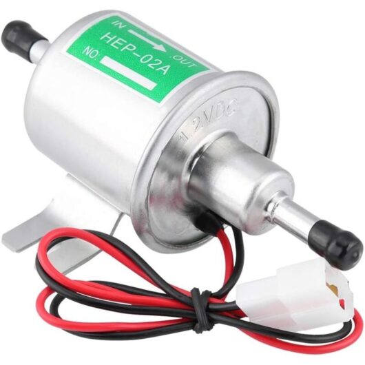 Tinor - Universal Electric Fuel Pump for Gasoline, 12V, Universal Gas and Diesel Generators