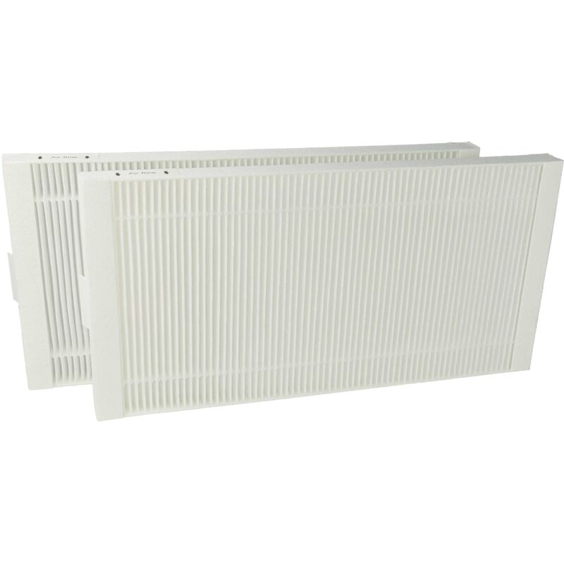 Vhbw - 2x Pollen Filter compatible with Stiebel-Eltron lwz 404 Flex, Eco, Sol, Integral Ventilation Devices - Air Filter F7 White