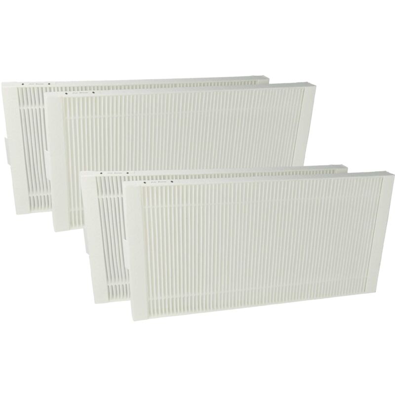 vhbw 4x Pollen Filter compatible with Stiebel-Eltron LWZ 304 Sol, Integral, Flex, Eco Ventilation Devices - Air Filter F7 White