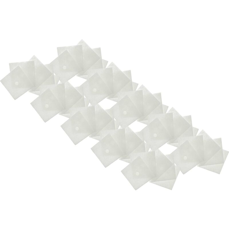 vhbw Air Filter Set compatible with Maico ER-APB60 VZ Ventilation Devices - G2 50-Part Kit White