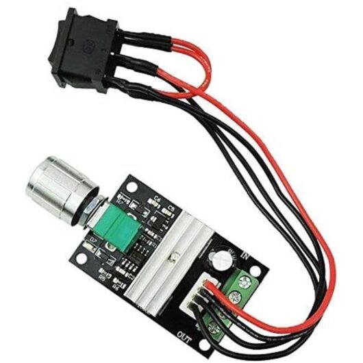1PCS dc Motor Speed Controller pwm 6V 12V 24V 3A 80W Speed Adjustable Reversible Switch 1203BB dc Motor Driver Reversing