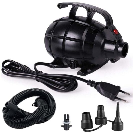 220V 600W Air Compressor Electric Air Pump Portable Home Air Bed Air Track Pump Gym Mat Pump