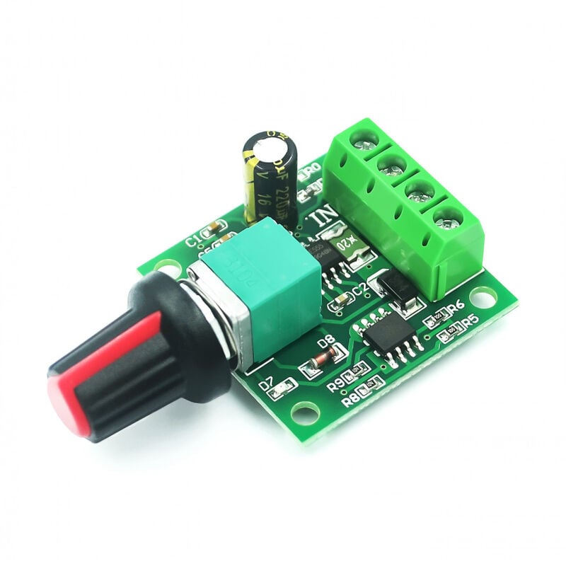 2Pcs 1.8v 3v 5v 6v 7.2v 12v 2A pwm dc Motor Voltage Regulator Speed Controller,LED Volt Regulator Dimmer,Adjustable Control Switch