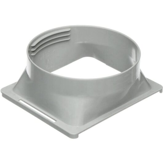 Cyslmuk - 150mm Air conditioning accessories diameter 15cm white round mobile body interface air conditioning accessories square fittings