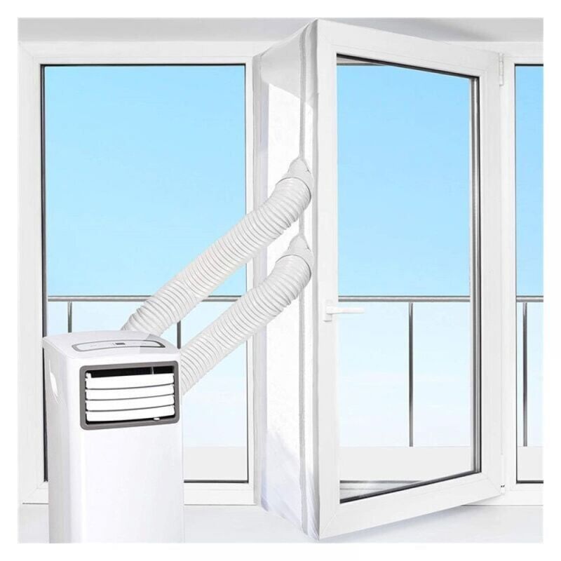Cyslmuk - 300cm Mobile Air Conditioner Sealing Kit for Doors and Windows, for Air Conditioners, Tumble Dryers and Dehumidifiers, Exhaust Hose