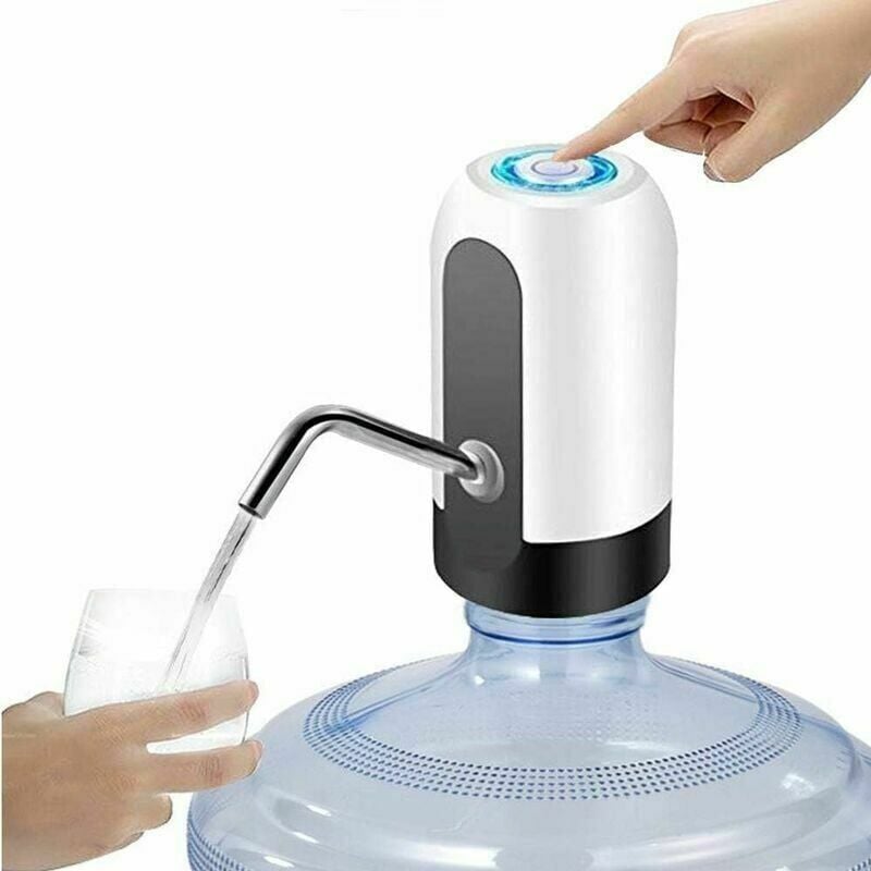 Electric Water Bottle Pump usb Charging Automatic Drinking Water Dispenser 30 Days Battery Life Portable Switch for 2-5 Gallon Universal Water