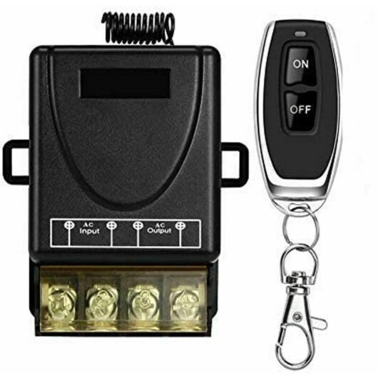 Fuhuida Trading - ac 110V/120V/240V/40A Wireless Remote Switch, Wireless rf Switch for Household Appliances, Pump, Ceiling Lights and Electrical