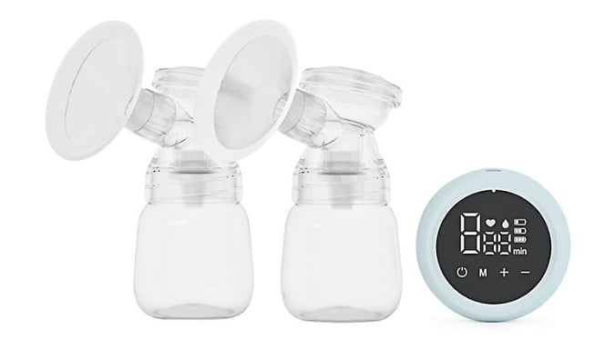 Fully Automatic Double-Sided Breast Pump with LCD Display - 2 Colours!