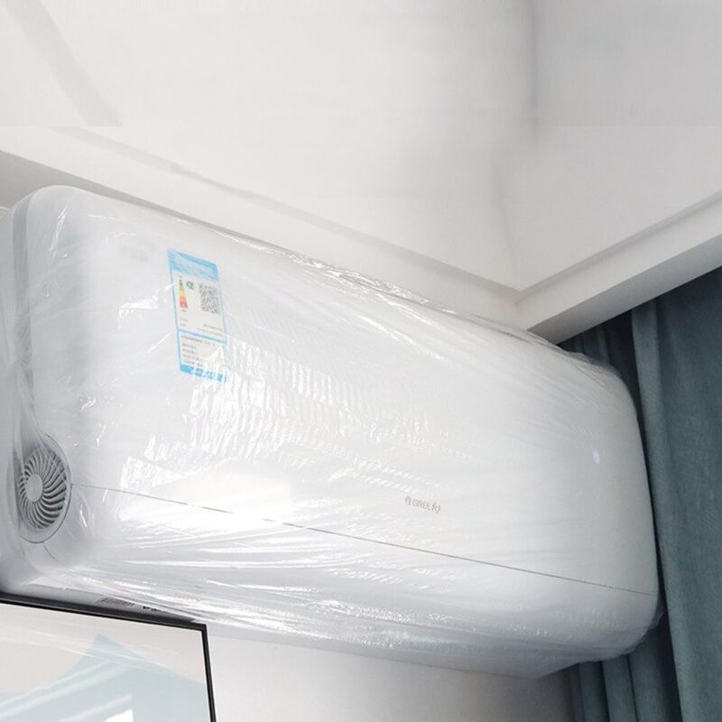 Gotrays - 10 Pieces Air Conditioner Cover, Disposable Dust Cover for Indoor Wall-Mounted Air Conditioner, Dustproof Air Conditioner Cover,