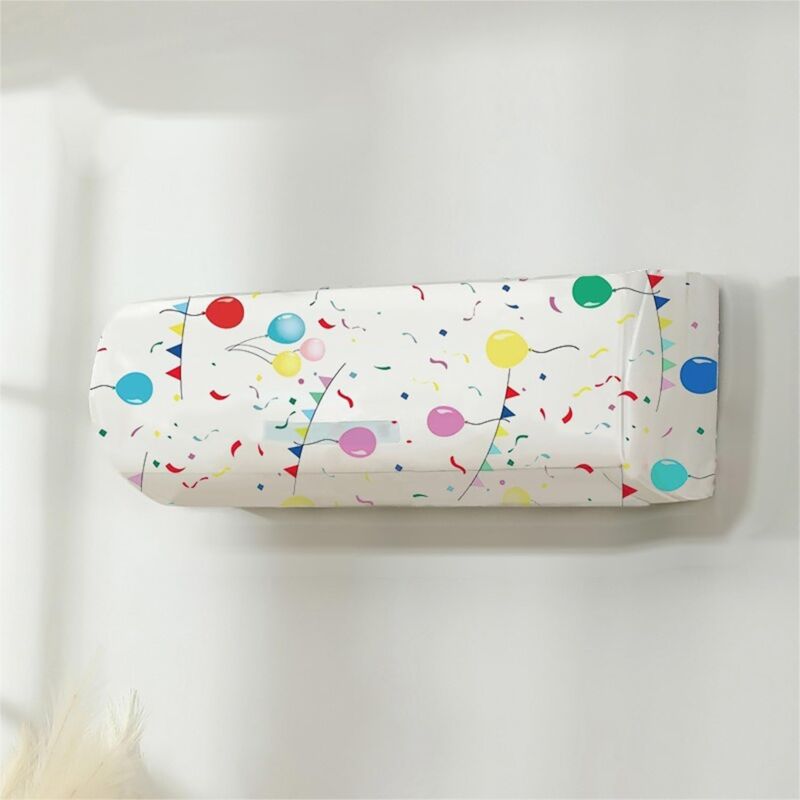 Gotrays - Air Conditioner Cover, Indoor Wall-Mounted Air Conditioner Dust Cover, Dustproof Air Conditioner Cover, Moisture-Proof and Insect-Proof