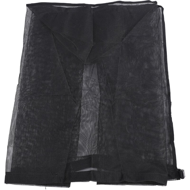 Groofoo - Air Conditioner Cover Mesh Breathable All Seasons Outside Central ac Unit Protector Against Leaves Weeds Cottonwood Debris Black 80x80x90cm