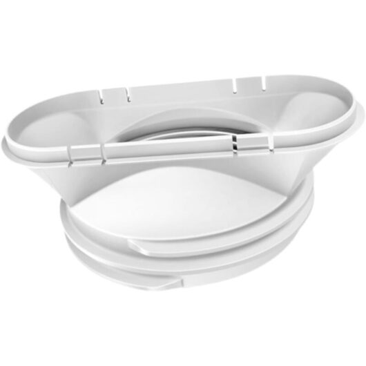 Ikodm - Piece Air Conditioning Hose Connector, Air Duct Adapter, Air Conditioning Vent Grille