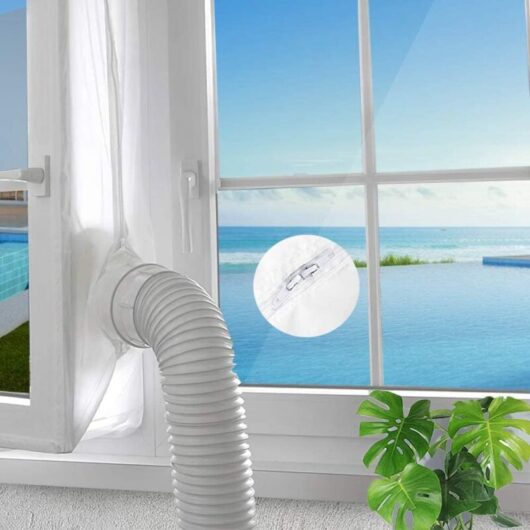 Mobile Air Conditioner Sealing Kit, Window Air Conditioner Sealing Universal Insulation Seal Easy Installation (400CM)