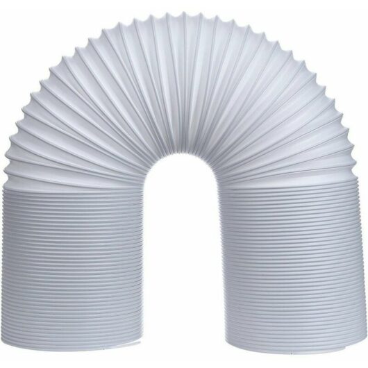 Mobile air conditioning drain hose, flexible pvc drain hose for mobile air conditioning (grayleft rotation direction Ø13cm150cm)