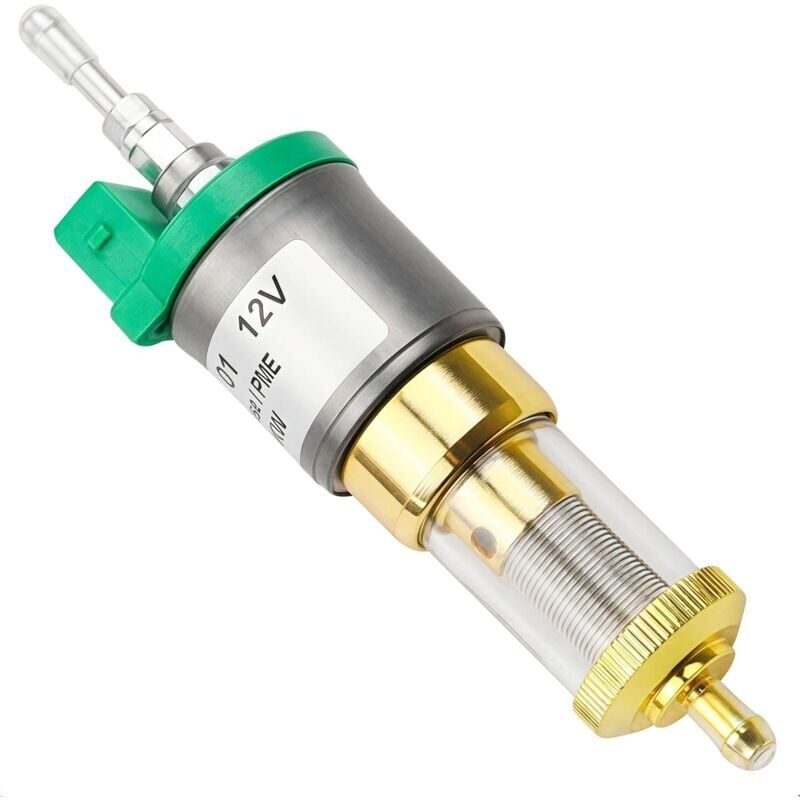 Mumu - 12V Diesel-Petrol Metering Pump for Parking Heater, 12V-22ml Diesel Pump, 1kW-5kW Heater Pump, Double Filter - Efficient Fuel Supply for Your