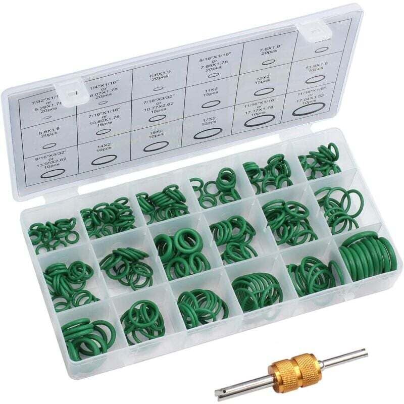 Mumu - 270-Piece O-Ring Set, 18 Sizes, Replacement Gaskets, Hydraulic Air Conditioning, Good Sealing on Irrigation Fittings for Doors, Windows,