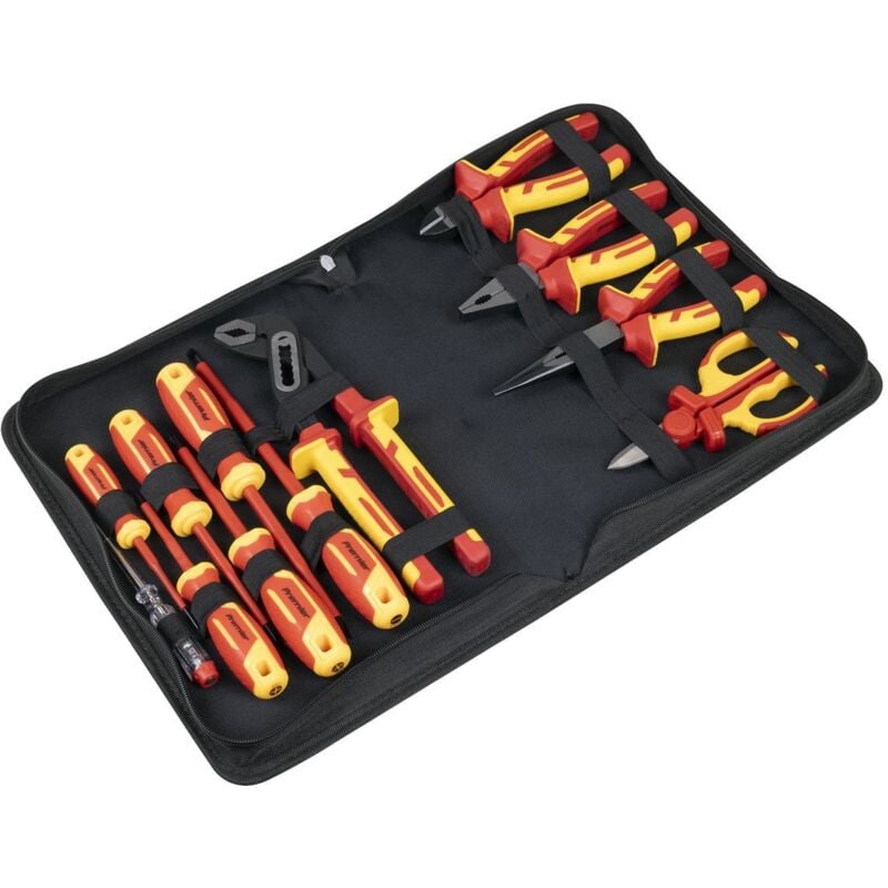Premier - Sealey AK83463 Screwdriver, Pliers & Scissor Set 12pc - vde Approved