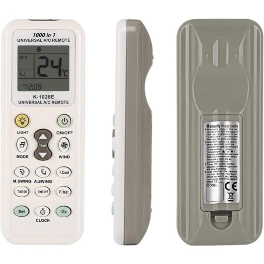 Tinor - Universal Air Conditioner Remote Control for lg Gree Midea Toshiba Haier Daikin Hitachi Sharp Panasonic Samsung Sanyo Hisense Fujitsu