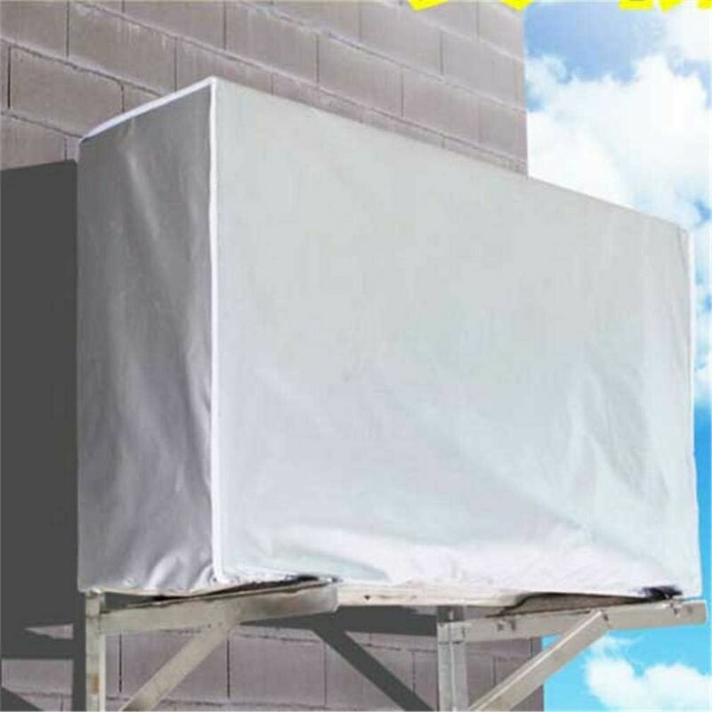Trimec - Extérieur Housse Climatisation Imperméable à L'eau De Nettoyage Anti-Neige Couvercle (80x28x54cm)