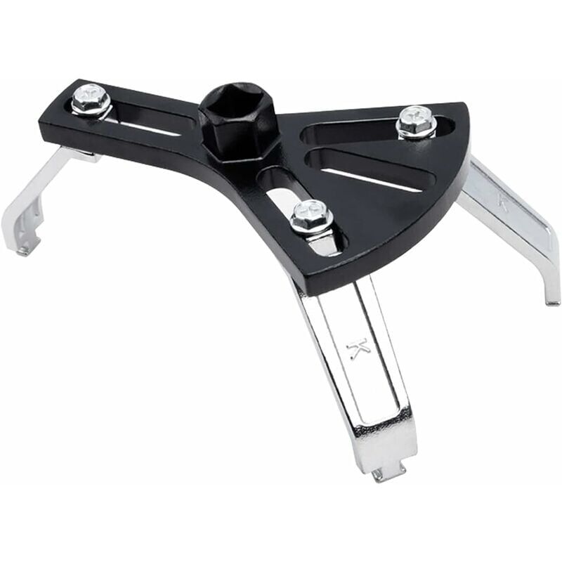 Universal Fuel Pump Tool Lock Ring Tank Lid Wrench Spanner Car Accessory One Piece Black