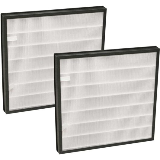 Vhbw - 2x Air Filter Replacement for Bielmeier 028001, 028.001 for Air Purifier - Combi Filter hepa + Activated Carbon