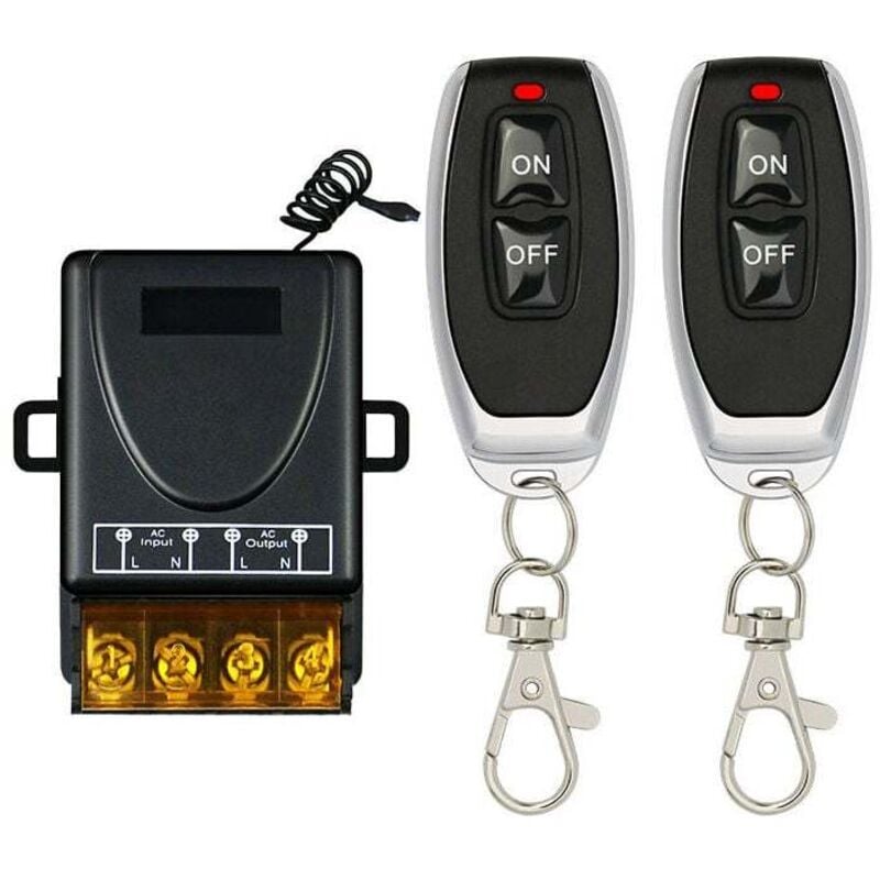 Wireless Remote Control for 30A High Power Three-Phase Electric Pump Motor One-Way Remote Control Can Penetrate Wall-2pcs mumu