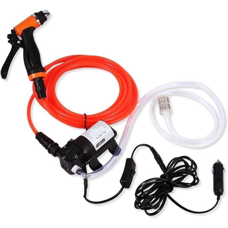 Ymyny - 12V Portable Self-Priming Water Pump - Mini High Pressure Washer - Electric Car Cleaning Machine mumu