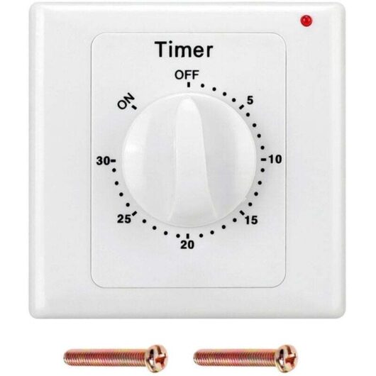 Ymyny - High Performance Pump Timer Switch 220V ac Electronic Control Mechanical Countdown Timer Switch 30min mumu