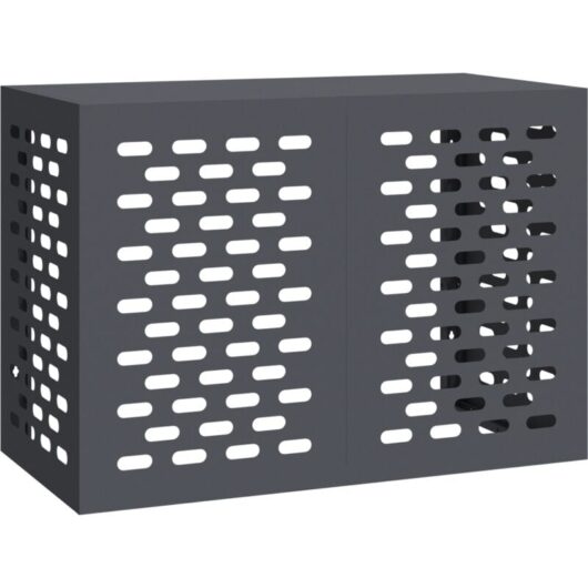 Air Conditioner Cover - Anthracite, 100x50x70 cm, Made of Steel vidaXL