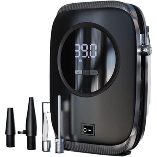 Inflator Pump 12V Intelligent Electric Inflator Pump Portable Outdoor Emergency Tire Inflator Pump