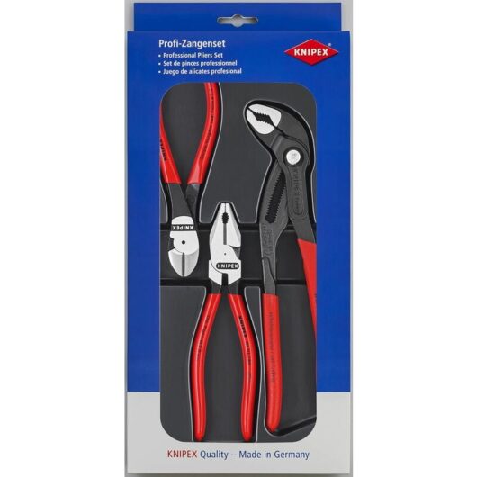Knipex - Power Pack High Leverage Plier Set 3 Piece KPX002010