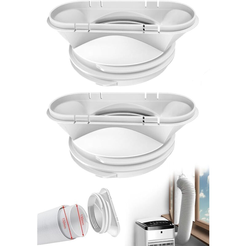 Pack of Portable Mobile Air Conditioner Hose, Extended Ventilation Hose Extension Kit, Air Conditioner Exhaust Hose for Air Conditioner,