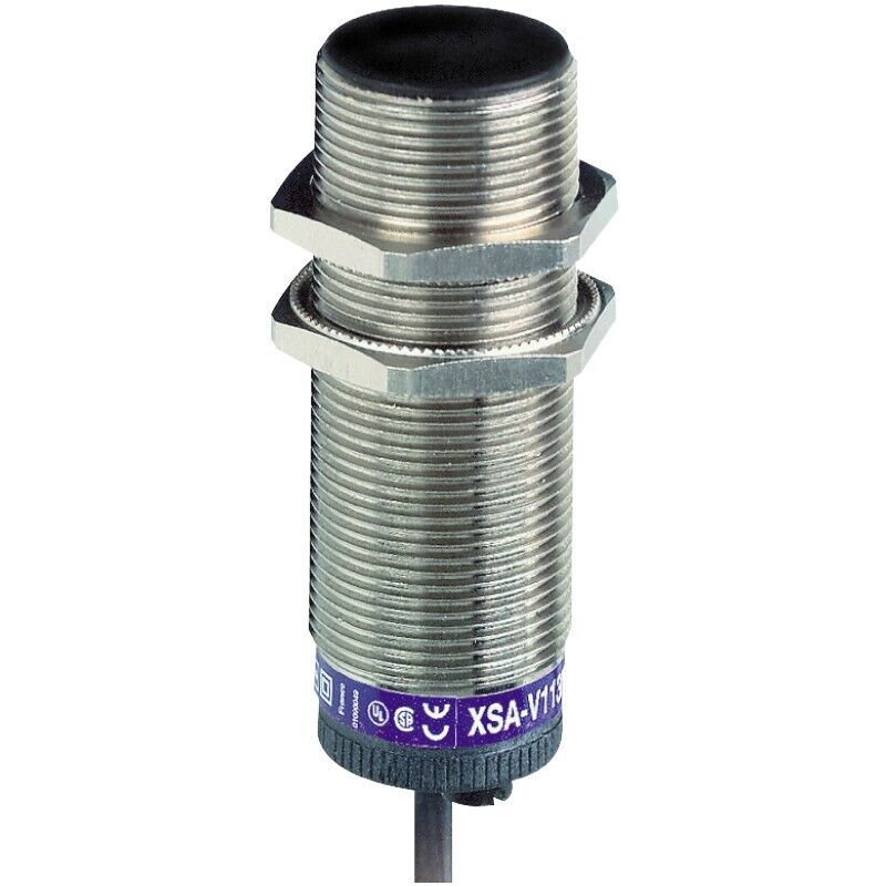 Telemechanical Sensors XSAV12373 XS inductive detector ctrl rot metal - M30 L81mm flush-mountable Sn10mm DC3-PNP NC - 2m