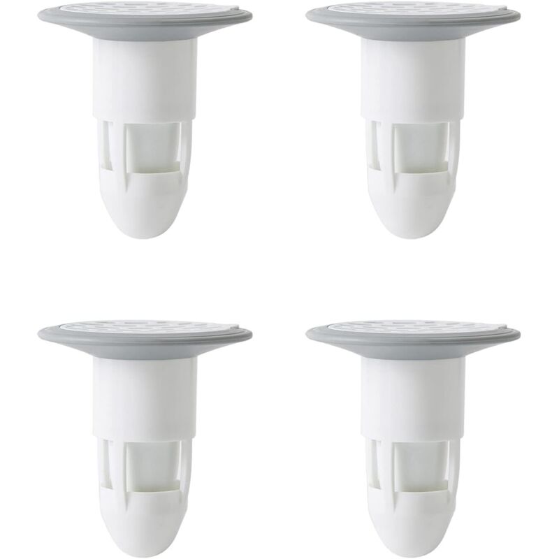 Tinor - 4 Pack Anti-Odor Deodorant for Shower Floor Cleaning, Hotel, Kitchen, Bathroom (White)