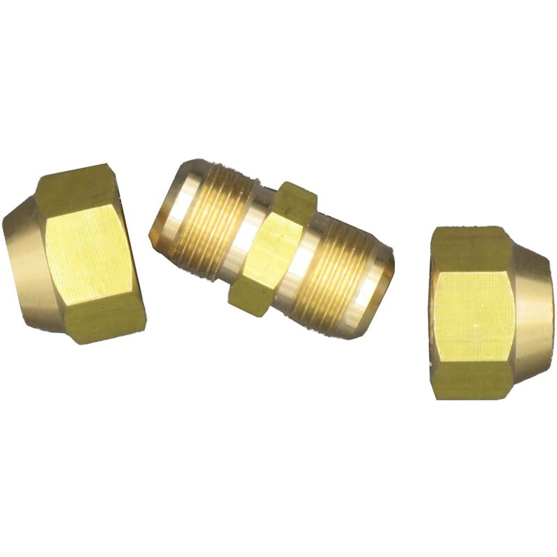 Tinor - Air conditioning copper pipe double joint medium diameter seamless flare nut 6-21mm