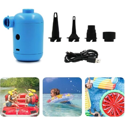 Tinor - Mattress Inflator, Electric Inflatable Pump, Electric Air Pump for Pool Inflatables, Electric Boat Inflator for Inflatable Home