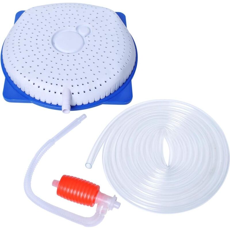 Tinor - Siphon pump for swimming pool cover, drain pump with hose for swimming pool(15ft)