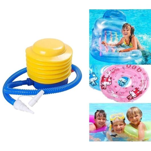 Tinor - Sport Foot Pump Inflatable Pump for Inflatables, Yoga, Bed, Mattress, Inflatable Boat, Exercise Ball, Balloon, Balls, Swimming Ring