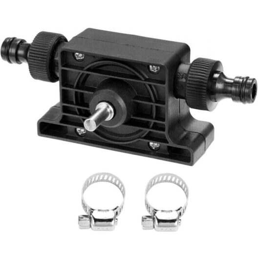 Tinor - Water Oil Drill Pump, Electric Drill Fuel Oil Diesel Pump Tip, Self-Priming Drilling Oil Fittings, for Aquarium Pond Statuary Fountain Garden