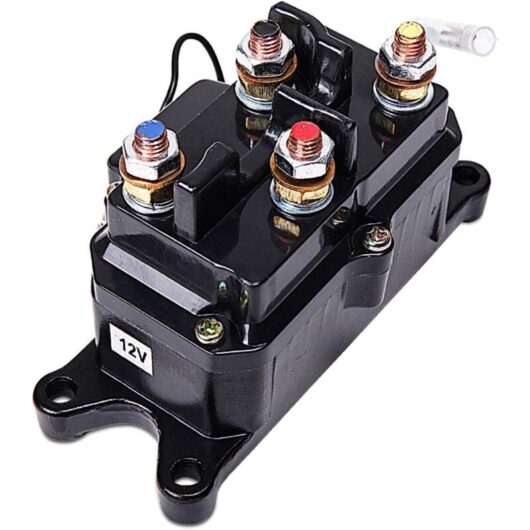 Winch Solenoid Relay for 12v Electric Winch Heavy Duty Upgrade Equiv 250a Amp for 2000lbs-5000lbs atv utv