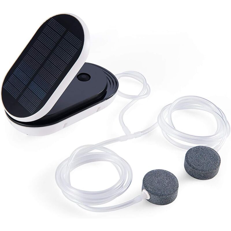 2 Working Modes Flip Air Pump Solar Air Pump Water Oxygenator Oxygen Pump Aquarium Pond Aerator