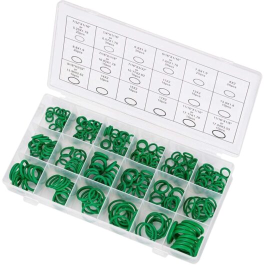 270PCS O-Rings Kit 18 Size For Hydraulic Replacement Air Conditioning Good Sealing On Watering Fittings For Door, Window, Household Appliances,