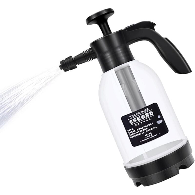 2L Pressure Sprayer, Hand Pump Foam for Car, Portable Pressurized Water Mister, Snow Foam Lance for Car