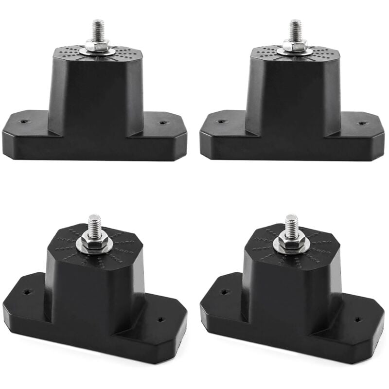 4-Piece Outdoor Air Conditioner Bracket, Anti-Vibration Air Conditioner, Air Conditioner Vibration Dampers, Indoor and Outdoor Air Conditioner