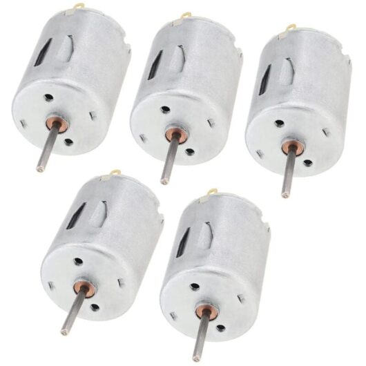5 Pack R280 DC 12-24V 24000RPM High Speed Motor for DIY Toys Mini Fans Water Pump Beauty Instrument