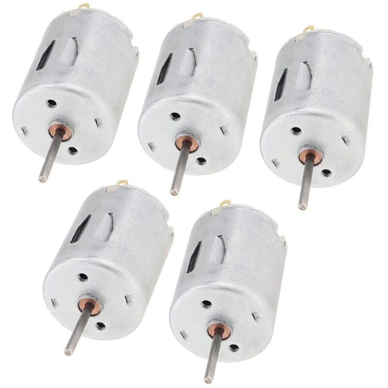 5 Pack R280 DC 12-24V 24000RPM High Speed Motor for DIY Toys Mini Fans Water Pump Beauty Instrument