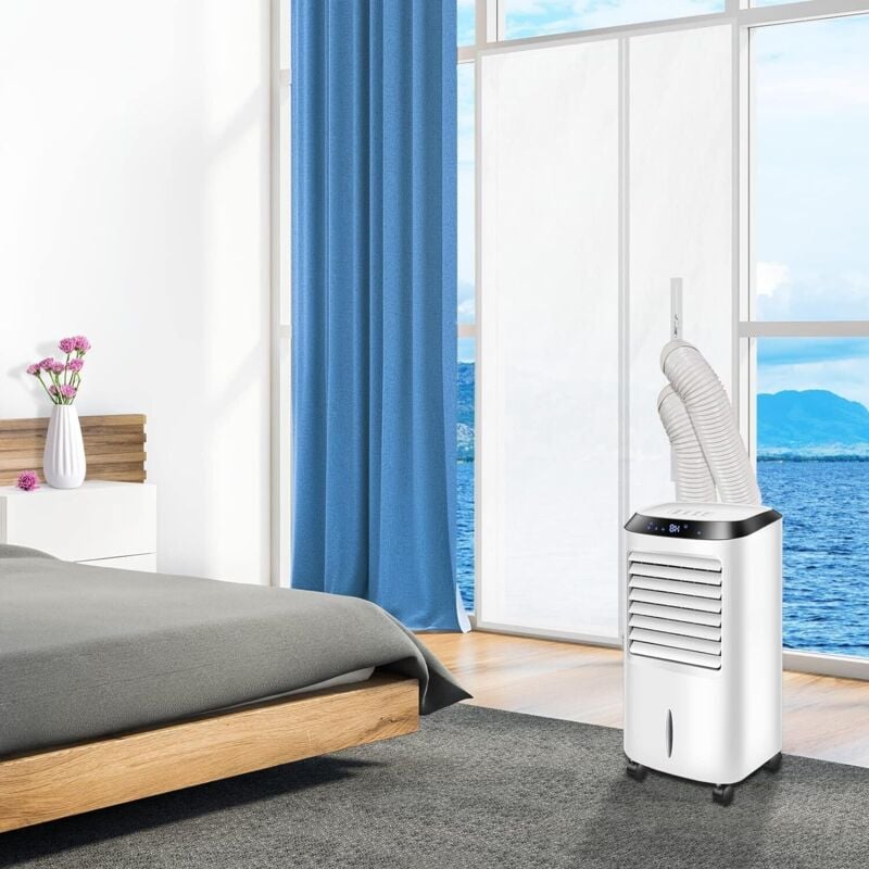 90x210cm Sliding Door Seal for Portable Air Conditioner, Compatible with All Portable Air Conditioners and Dryers, Hot Air Stopper, Easy Installation