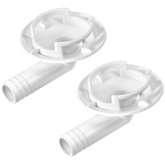 Air Conditioning Drainage Hose Connector Elbow Fitting for Mini-Split Units and Window AC Unit Parts 40mm 2Pcs