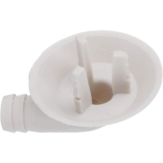 Angled air conditioning drain nozzle, air conditioner connector, air conditioner adapter, outdoor unit drain water hose connector