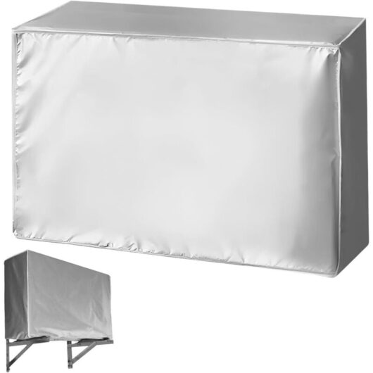 CCYKXA Outdoor Air Conditioner Cover 86 x 35 x 60 cm Waterproof and UV Resistant Dust and Snow Resistant Cover for Home Air Conditioners Universal